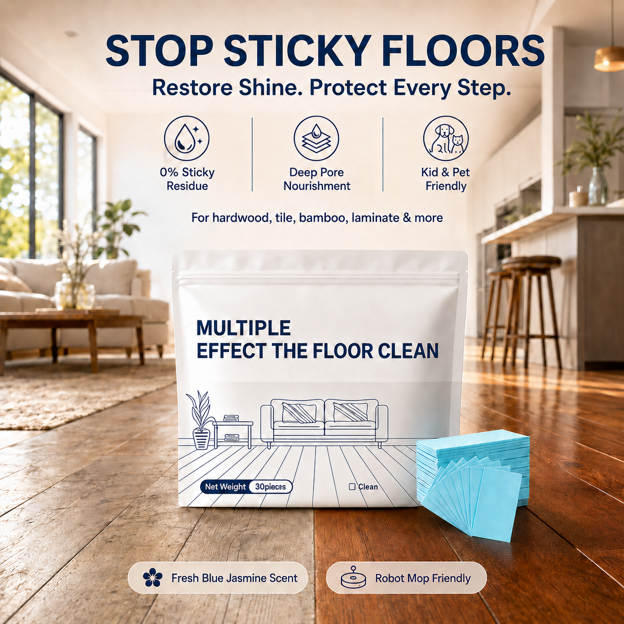 Multi-Surface Floor Cleaning Tablets