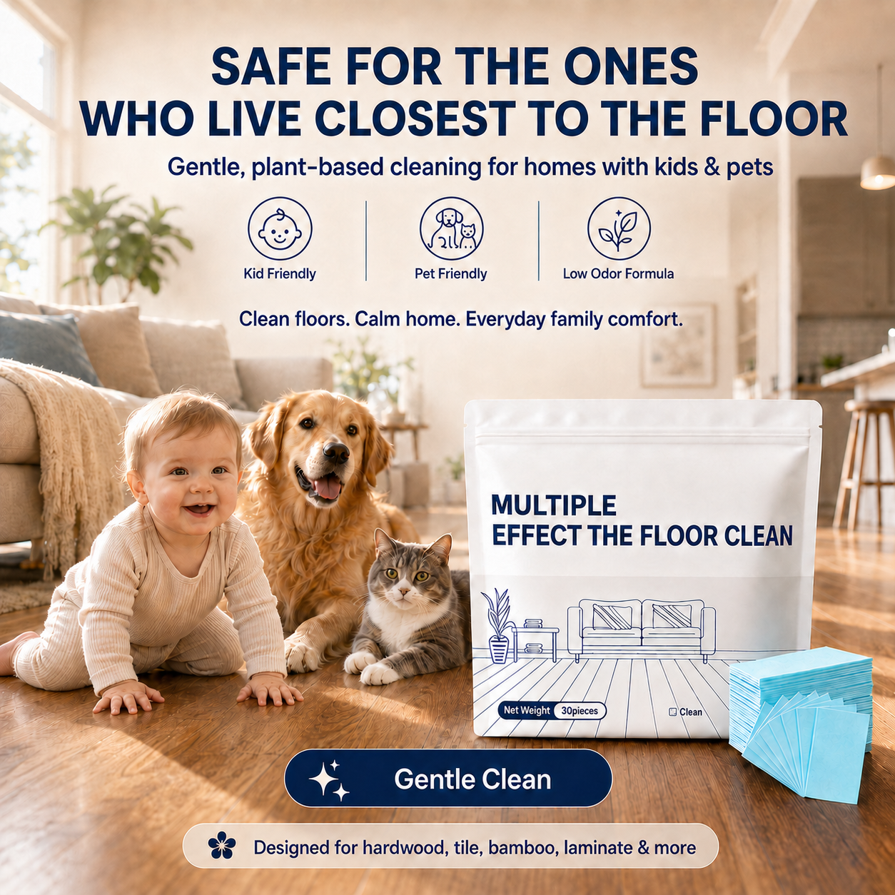 Multi-Surface Floor Cleaning Tablets
